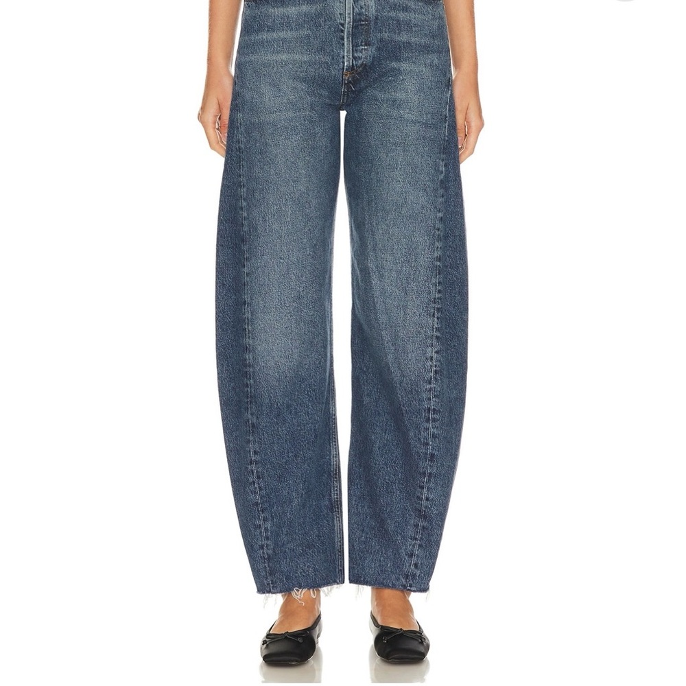 Agolde Luna pieced tapper jeans